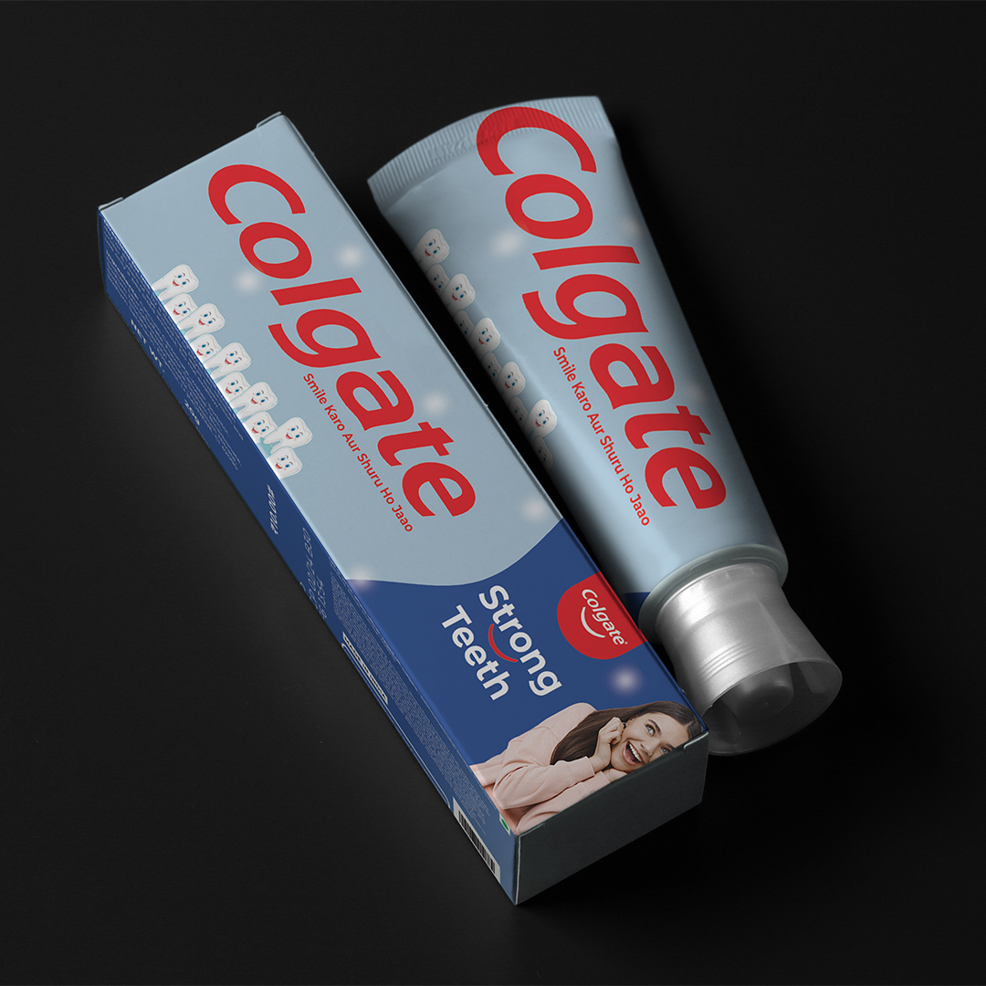 toothpaste packaging mockup